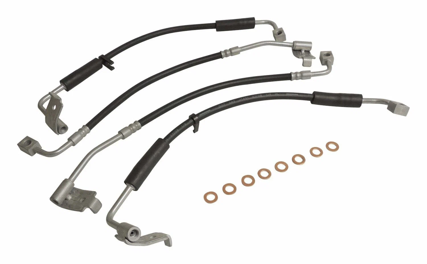 Crown Automotive - Steel Black Brake Hose Kit - BHK1